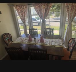 Super Cute Color Boho Dining Table