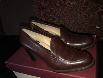 Nine West high heel clogs