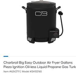 Oiless Liquid Propane Gas Turkey Fryer