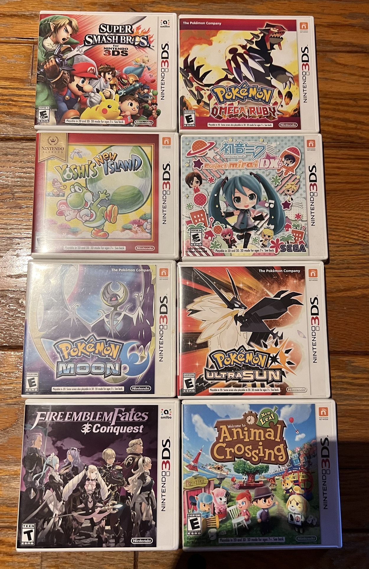 Nintendo 3DS Game Cases 