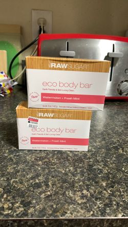Raw Sugar Watermelon & Mint Bar Soap-2 Items!($7.98+ Value)