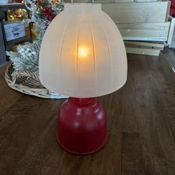 Vintage RV Trailer Camping Battery Operated Outdoor Lamp  