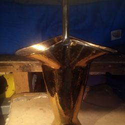 Antique Brass Hammered Umbrella Stand 