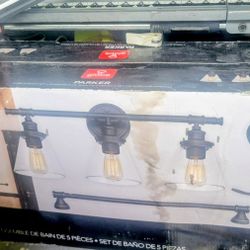 Globe Parker - 5 Piece Bathroom Set