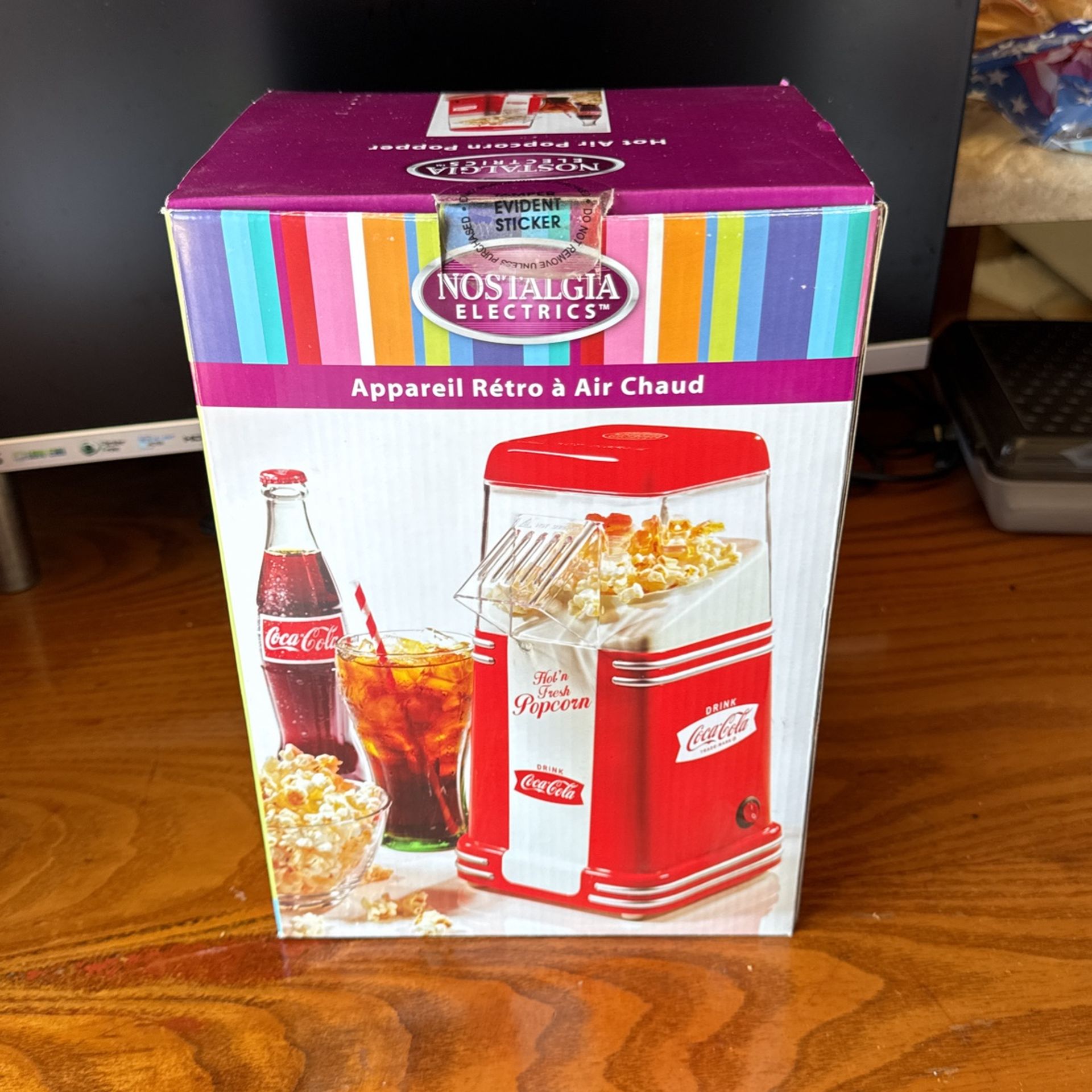Coca Cola Hot Air Popcorn Popper