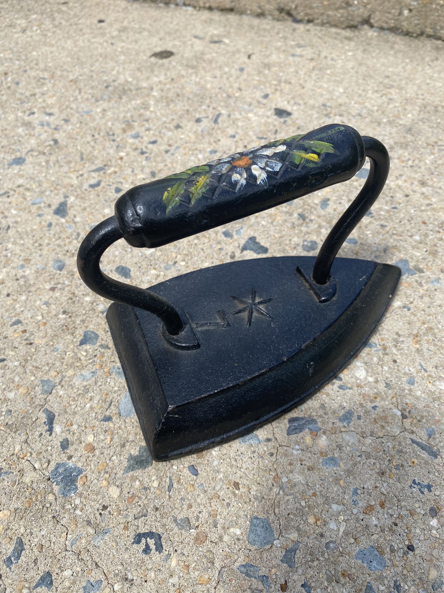 Antique Sand Flat Cast Iron