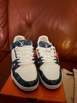 Louis Vuitton LV Trainer Monogram Denim
