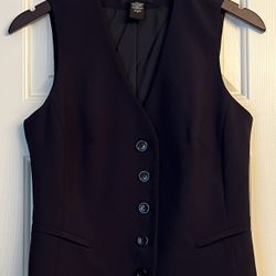 Dark Blue Vest Size 8 New Without Tag 