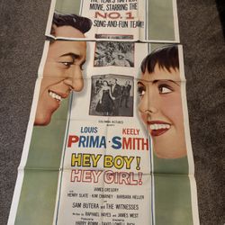 Vintage “Hey Boy! Hey Girl!” Movie Poster