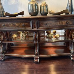 Dining Table, Chairs And Buffet 