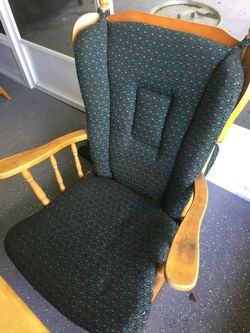 Glider chair and ottoman