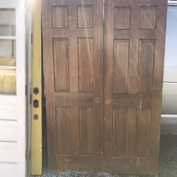 6 panel doors 26/80” 30 each