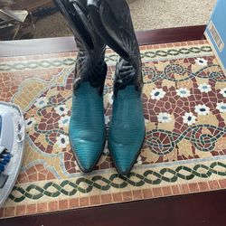 Cowboy Boots With Boot Straps