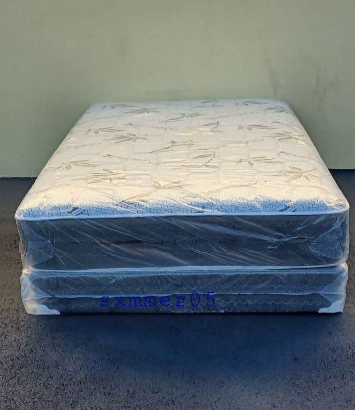 Full Size Matress + Box Spring + Frames Metal Available In King Size  Queen Size In Twin  Same Day Delivery 