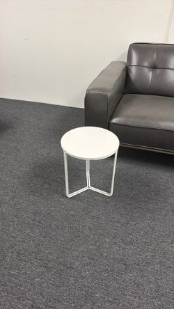 white side table