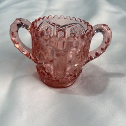 Vintage Depression Pink Glass.