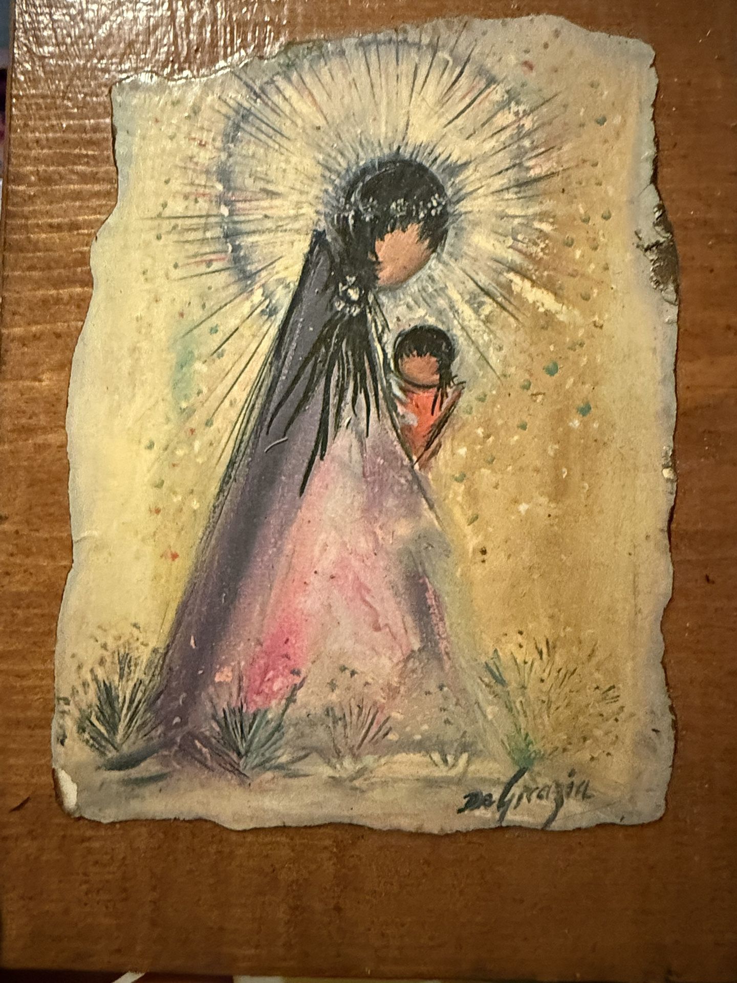 De Grazia Children 1960s 1970s Vintage 8 Plaques Latino Hispanic Southwest Art