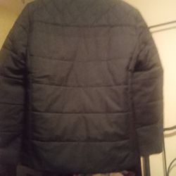 KISSQIQI Men's Lightweight Down Cotton Puffer Jackets Business Winter Warm Puffer Coats Water-Resistant Casual Outwear