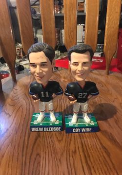 Drew Bledsoe Cory wire Buffalo bills bobble heads