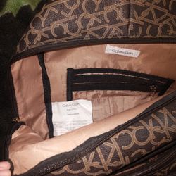 Calvin Klein Brown Womens Backpack