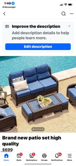 Brand patio set