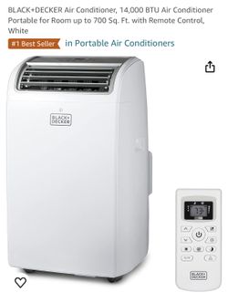 Like New Black + Decker Portable AC 