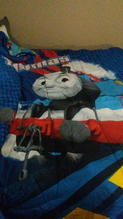 Thomas and friends twin/full comforter.