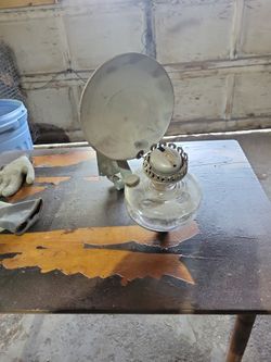 Vintage Wall Mounted Kerosene Lamp