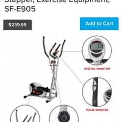 "Sunny magnetic elliptical bike" 