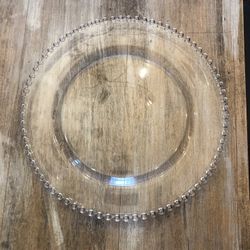 Glass Beaded Charger Plate $10 Each 
