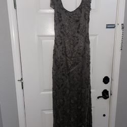 Victoria Royal Long Sequined Dress