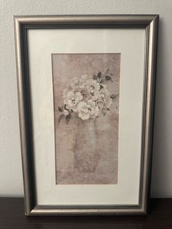 Framed Floral Art Print