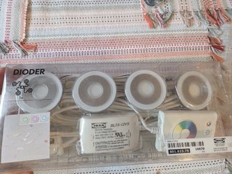 Ikea Dioder LED color changing lights, New