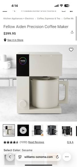 Brand new Aiden Precision Coffee Maker - Sesame
