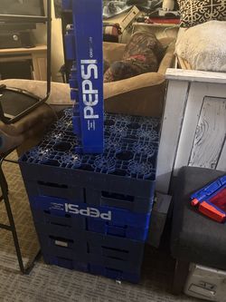 Pepsi Crates for stacking storing