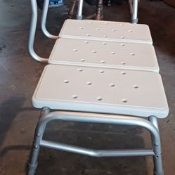 Medline Transfer Bench with Blow-Molded Seat and Back MDS86952