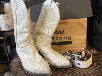 Ostrich Leather Boot