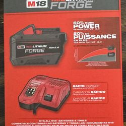 Milwaukee Forge 12.0 Battery & Charger Kit Brand New