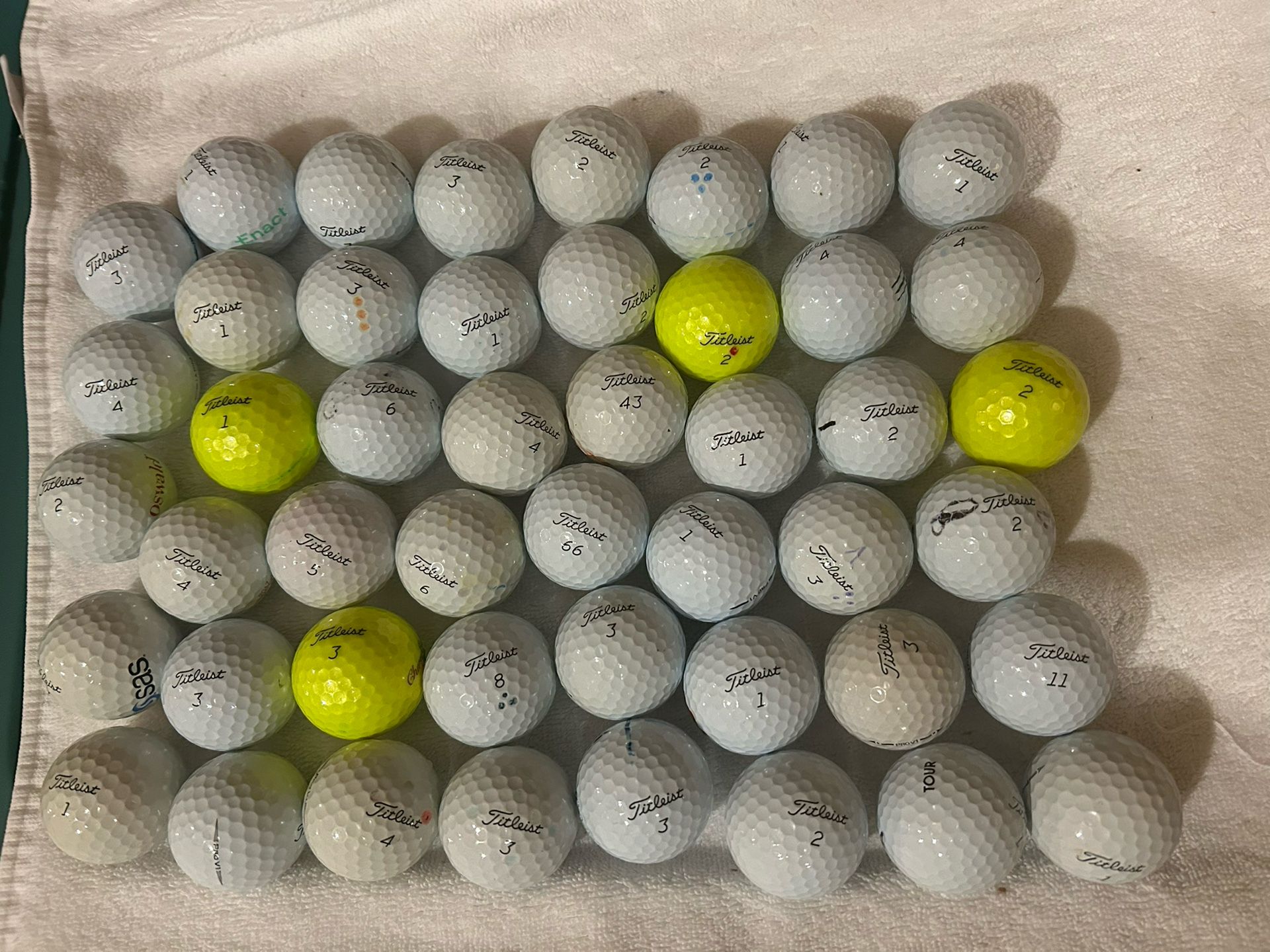 48 ProVI Golf Balls (used) 5/A Excellent Condition