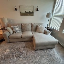 Bobs Cottage Chic Beige Couch