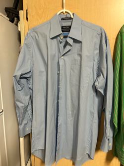 Men’s Blue Nautica Shirt, Size 16/32/33