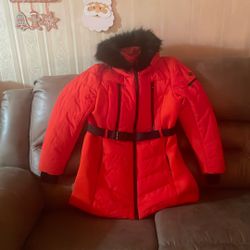 Michael Kors Red Winter Coat