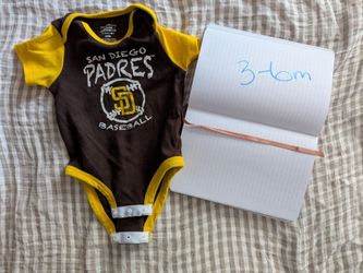 3-6m Padres onsie