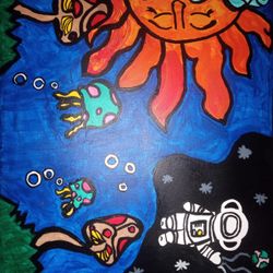 My Trippy Space Painting 