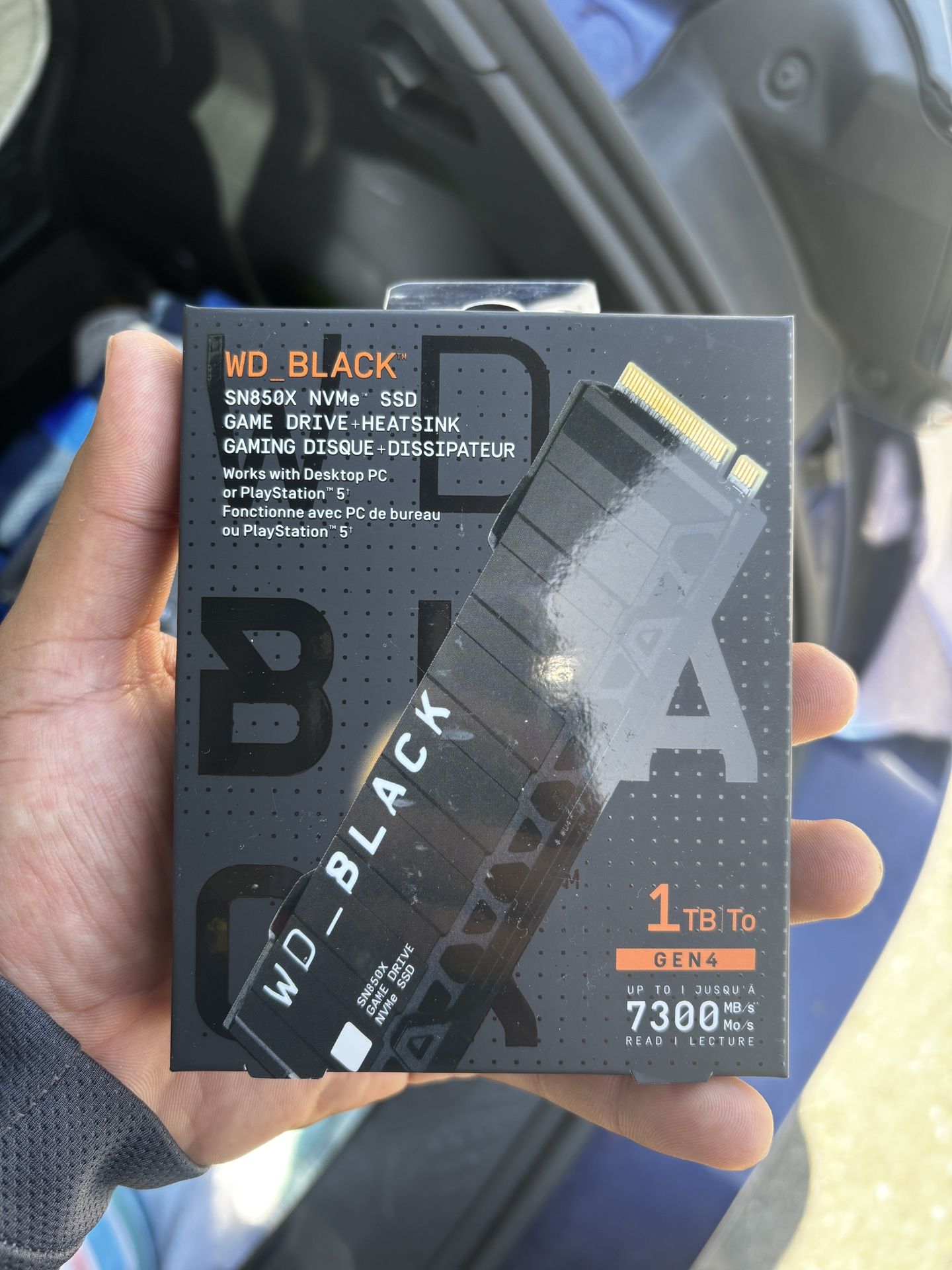 WD Black SN850X 1TB SSD w/Heatsink