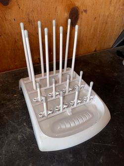 Bottle Drying Rack and Brand New Bottles