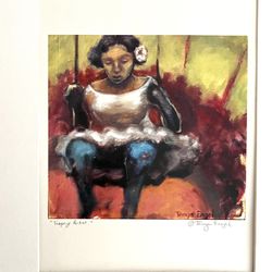 Signed Tonya Engel Print ‘Trapeze Artist’