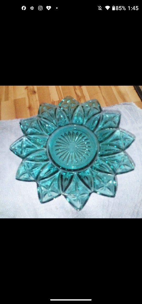 Vintage Federal Glass Bread / Dessert Plate