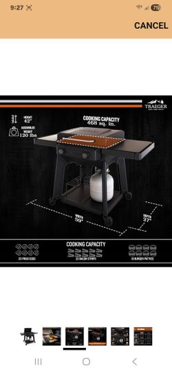 Traeger Grills Flatrock 2 Zone, 26-Inch Flat Top Griddle, Outdoor Gas Grill with Dual-Zone TruZone Cooking, Even Heat, and EZ-Clean Grease Management,