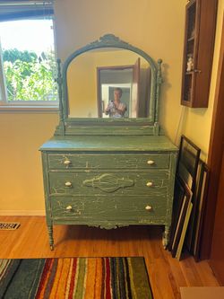 Dresser and Corner Cabinet